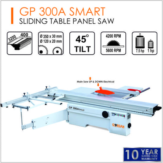 Gorsan GP 300A SMART Sliding Table Panel Saw